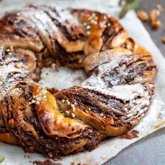 Vegan Walnut Twist Bread