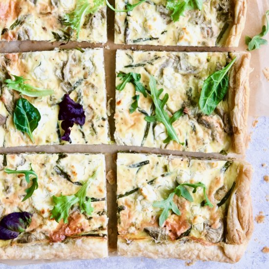 Puff Pastry Vegetable Tart