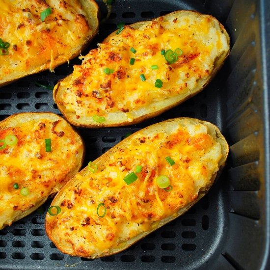 Air Fryer Twice Baked Potatoes