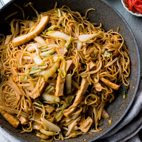 Vegetable Yakisoba (Vegan)