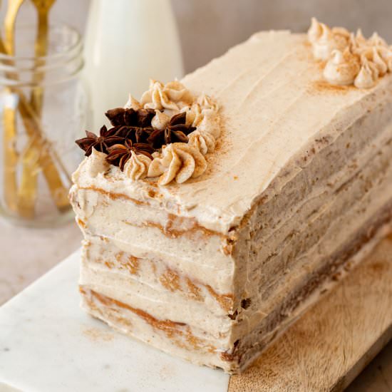 Chai Cake w/ Cream Cheese Frosting