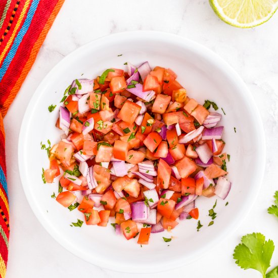 Chipotle Pico De Gallo Copycat