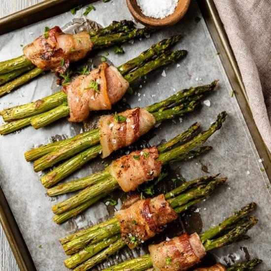 Smoked Bacon Wrapped Asparagus