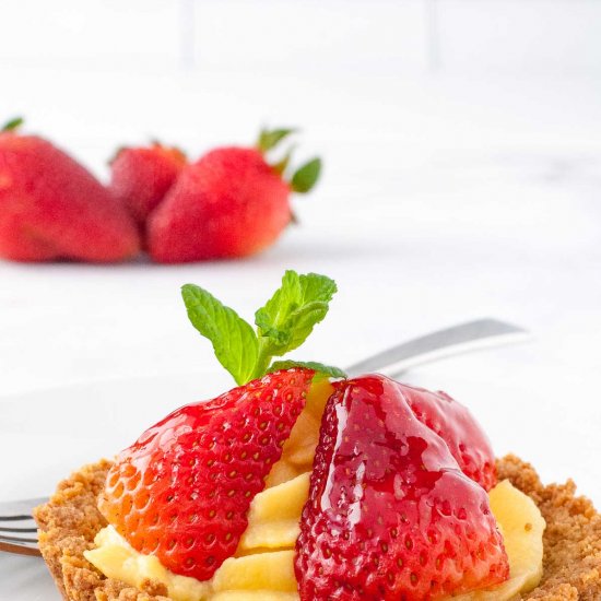 Strawberry Tarts with Pastry Cream