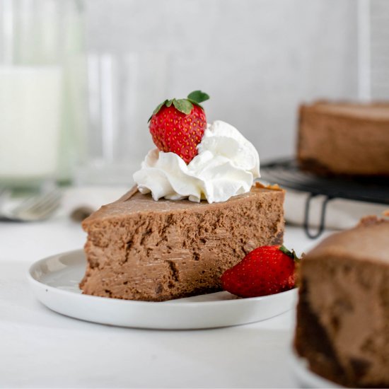 Healthy Chocolate Cheesecake