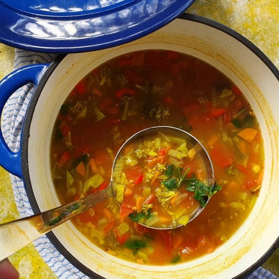 Flu busting vegetable soup