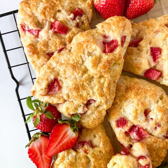 Strawberry Buttermilk Scones