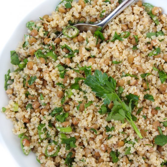 Lentil Quinoa Salad