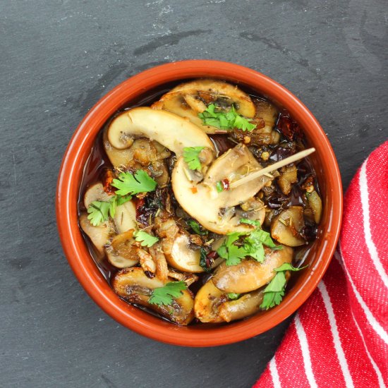 Garlic Mushrooms Tapas