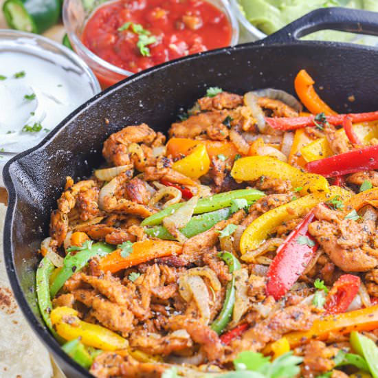 Vegan Chicken Fajitas