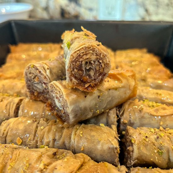 Sari Burma Baklava Rolls