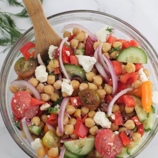 Greek Chickpea Salad