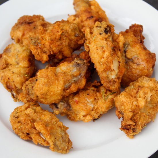 fried chicken wings recipe