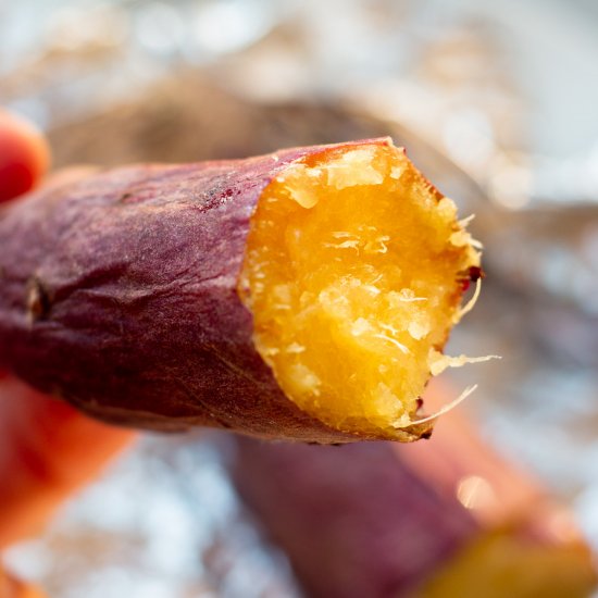 Yakiimo (Roasted Sweet Potatoes)