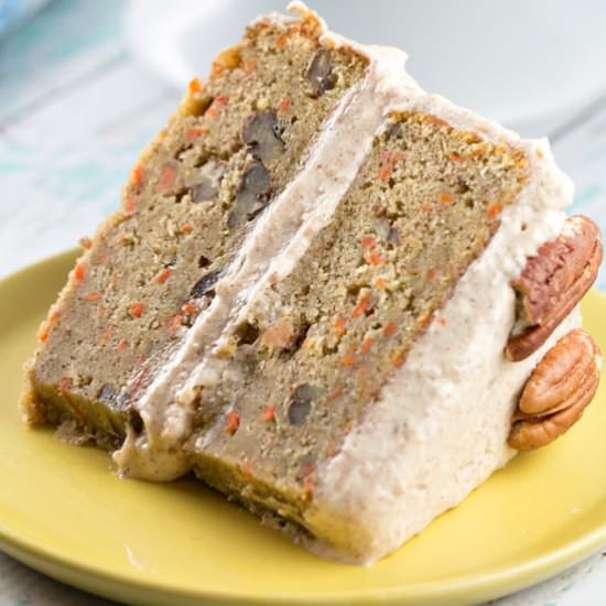 Carrot Cake with Lemon Frosting