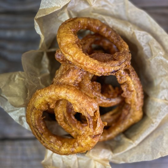 Beer Batter Onion Rings