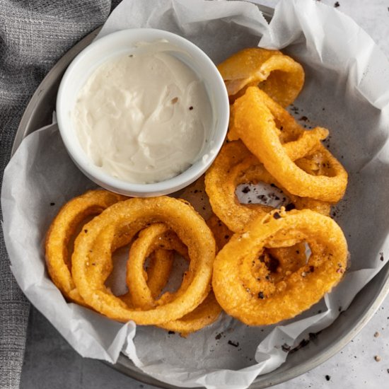 Air Fryer Frozen Onion Rings