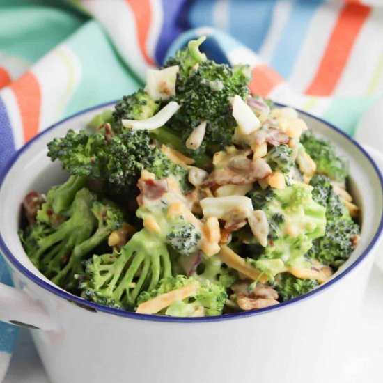 Easy Summer Broccoli Salad