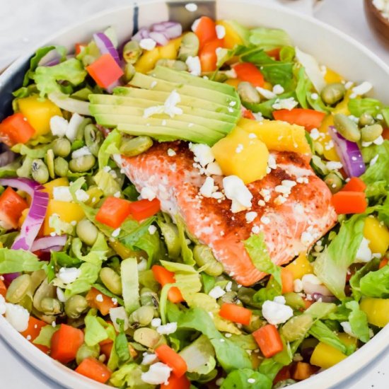 Citrus Salmon Mango Salad