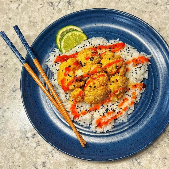 Sweet & Spicy Asian Cauliflower