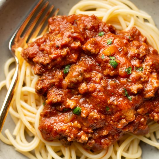 easy meat sauce