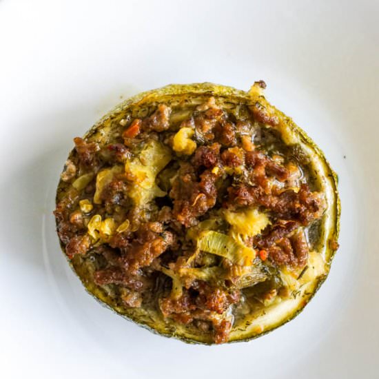 FRENCH STUFFED ROUND ZUCCHINI