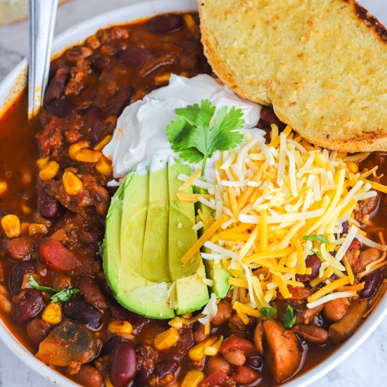 Vegan Sausage Chili