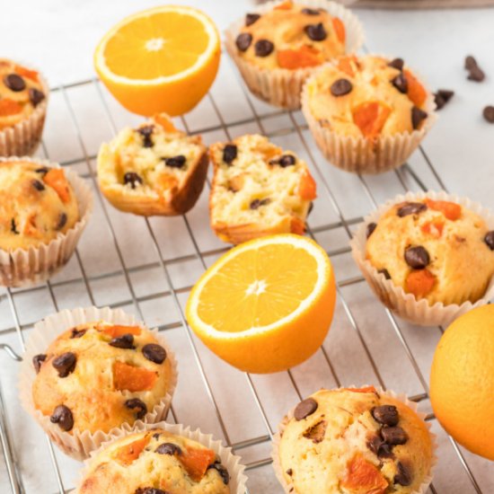 Orange Chocolate Chip Muffins