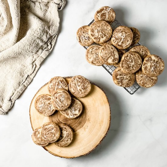 tree trunk cookies