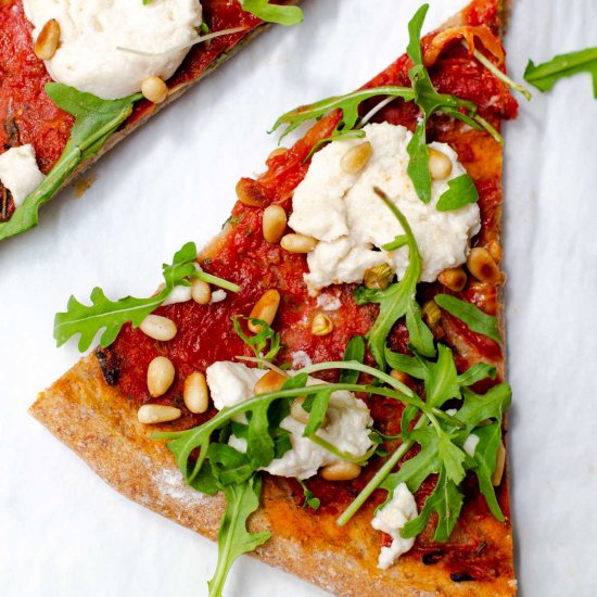 The Best Vegan Cheese Pizza