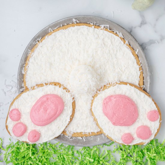 Bunny Butt Cookie Cake