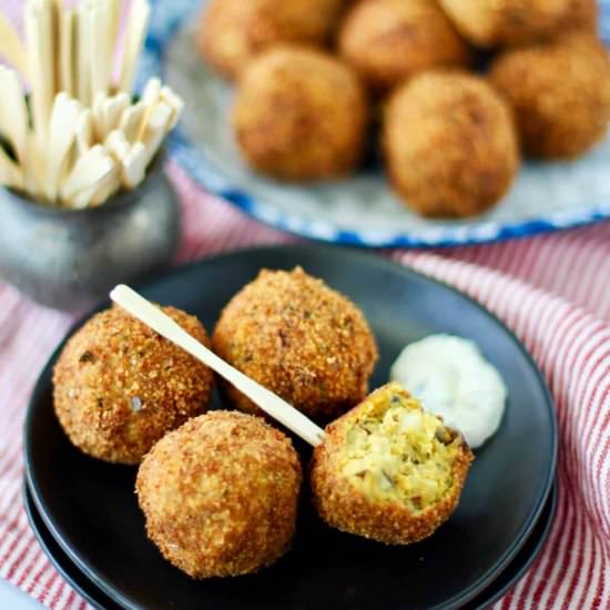 Spicy Salmon and Potato Croquettes