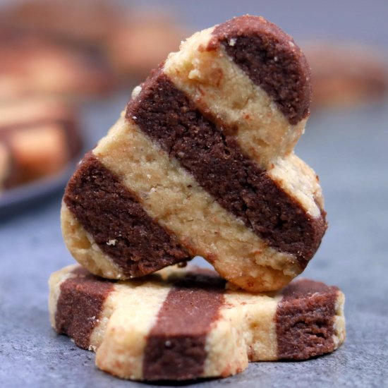 Striped Butter Cookies