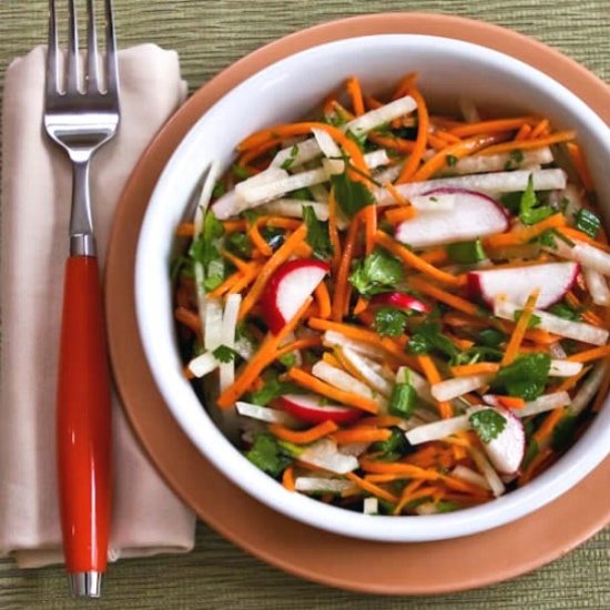 Jicama Carrot Radish Slaw