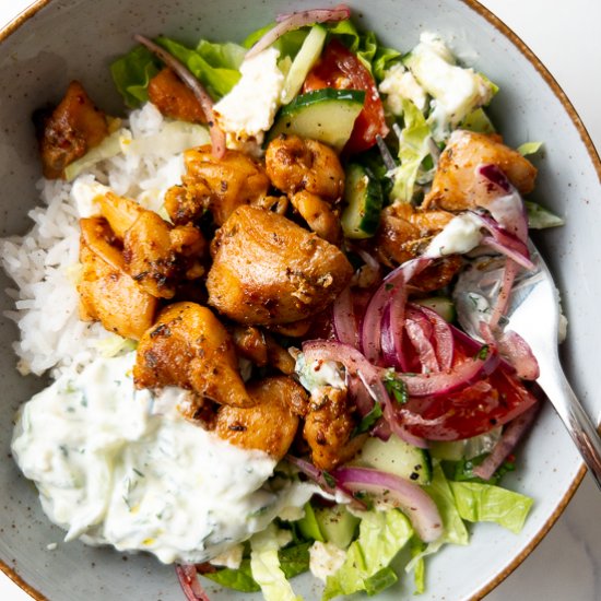 Greek-Style Chicken Bowls