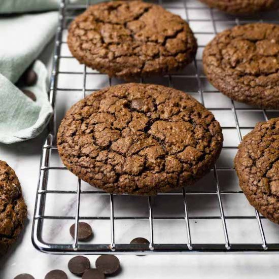 Double chocolate cookies