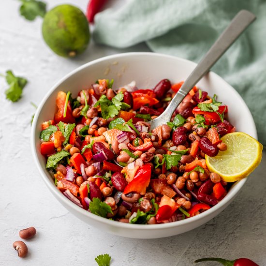 Caribbean Mixed Bean Salad