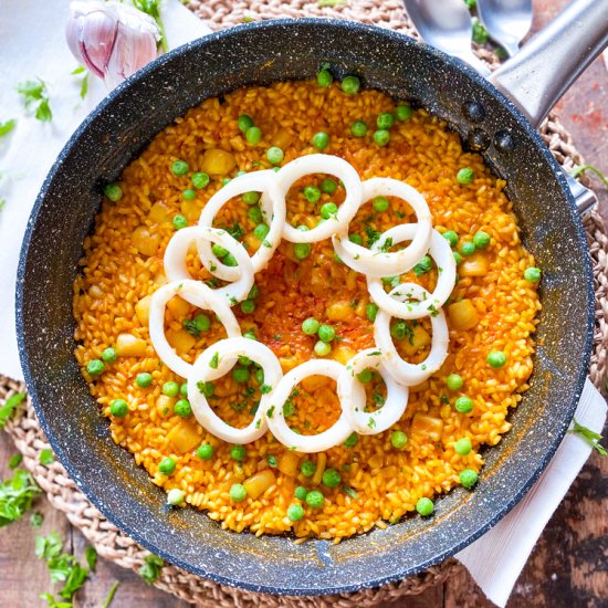 Spanish Squid Rice