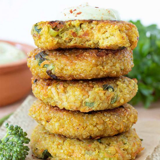 Crispy Quinoa Patties (Gluten-Free)