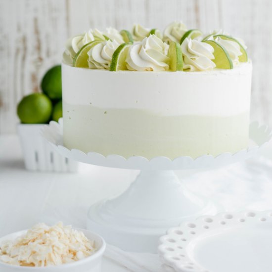 Lime & Coconut Layer Cake