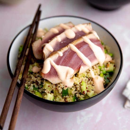 Seared Tuna Sushi Bowls