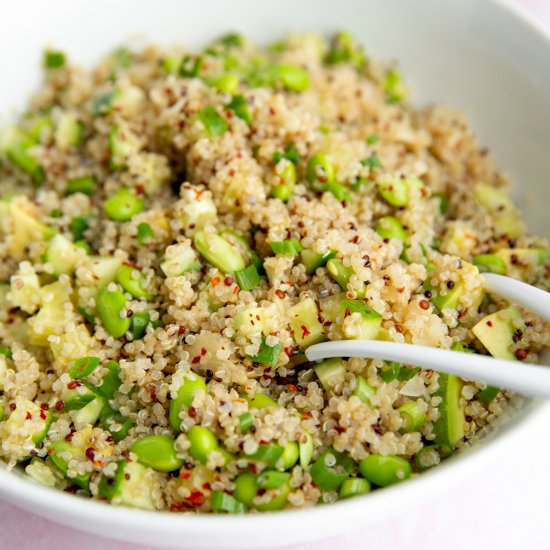 Edamame Quinoa “Sushi” Salad