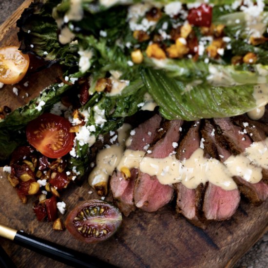 Grilled Fajita Salad with Steak