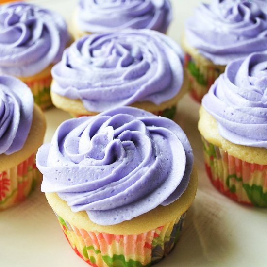 The Best Lavender Cupcakes