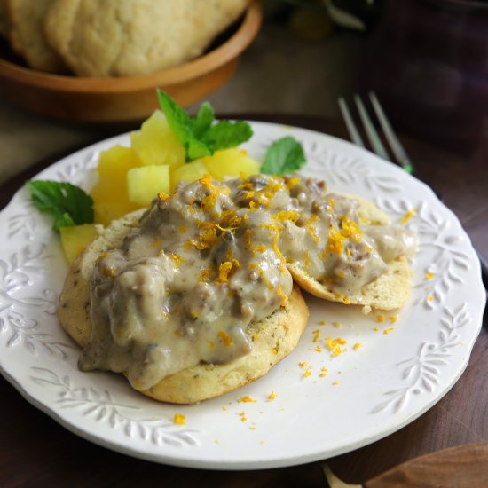 Victor Sinclair’s Biscuits & Gravy