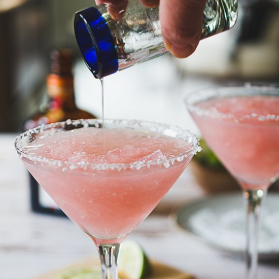 Frozen Pink Cadillac Margaritas