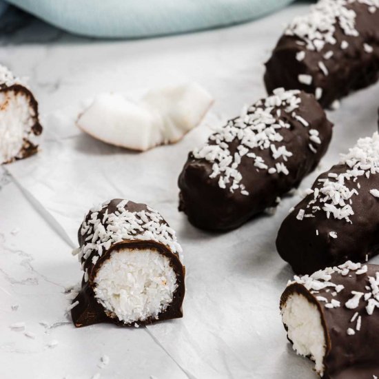 Vegan Mint Bounty Bars