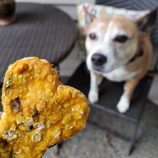 Sweet Potato and Bacon Dog Treats