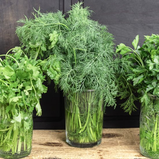 How to Store Fresh Herbs!