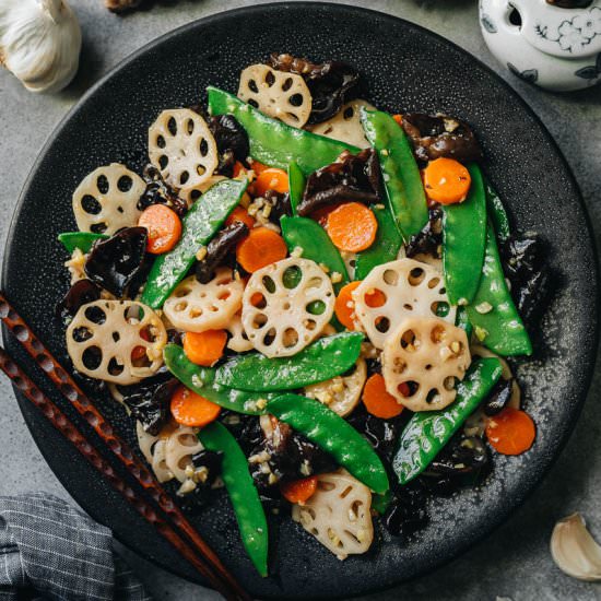 Cantonese Lotus Root Stir Fry